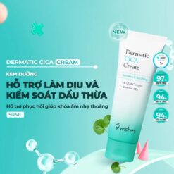 Kem dưỡng 9 Wishes Dermatic Cica Cream