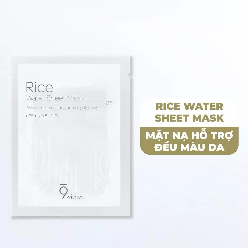 9 Wishes Rice Water Sheet Mask 9 Wishes Rice Water Sheet Mask