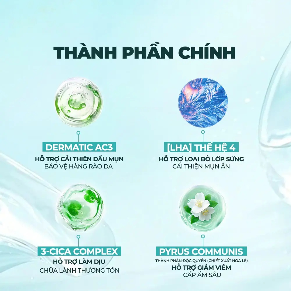 Thành phần 9 Wishes Dermatic Cica Toner Thành phần 9 Wishes Dermatic Cica Toner